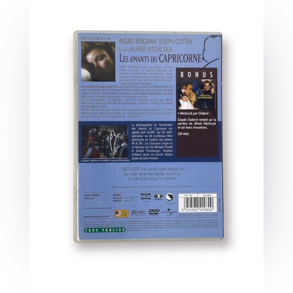 Les Amants Du Capricorne, LA COLLECTION
ALFRED HITCHCOCK (DVD) - Picture 2 of 5